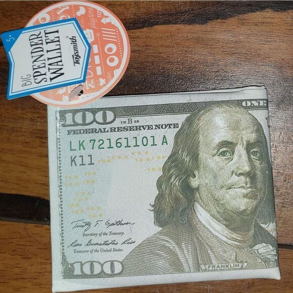 Toysmith The Big Spender Money Wallet Full Size NEW - Picture 4 of 6